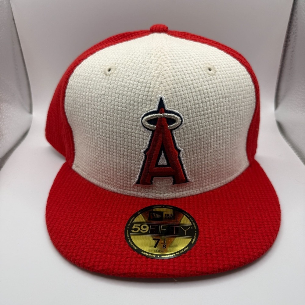 New Era 59Fifty Los Angeles Angels Red/White Thermal Front Size 7 1/8